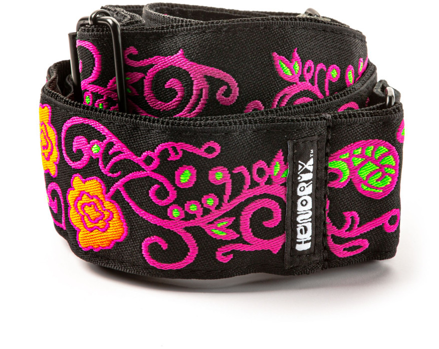 Dunlop Jimi Hendrix Blacklight Monterey Pink Strap