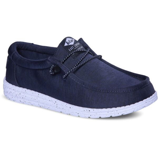 Lee Cooper CANVAS Pánské mokasíny, tmavě modrá, velikost