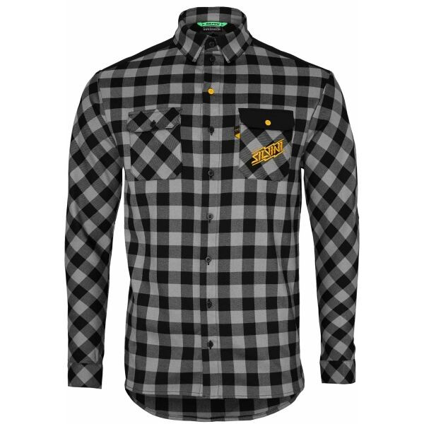 SILVINI FARINI Pánská flanelová košile, šedá, velikost