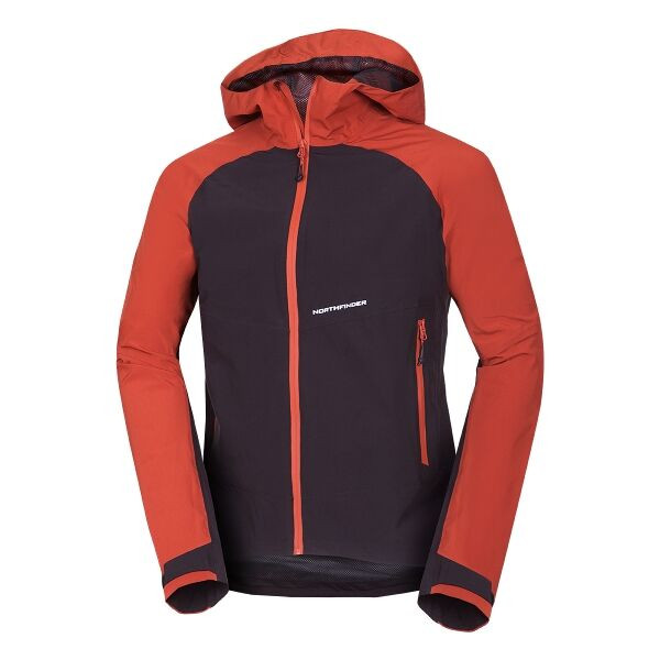 Northfinder IWAN Pánská outdoorová bunda, červená, velikost