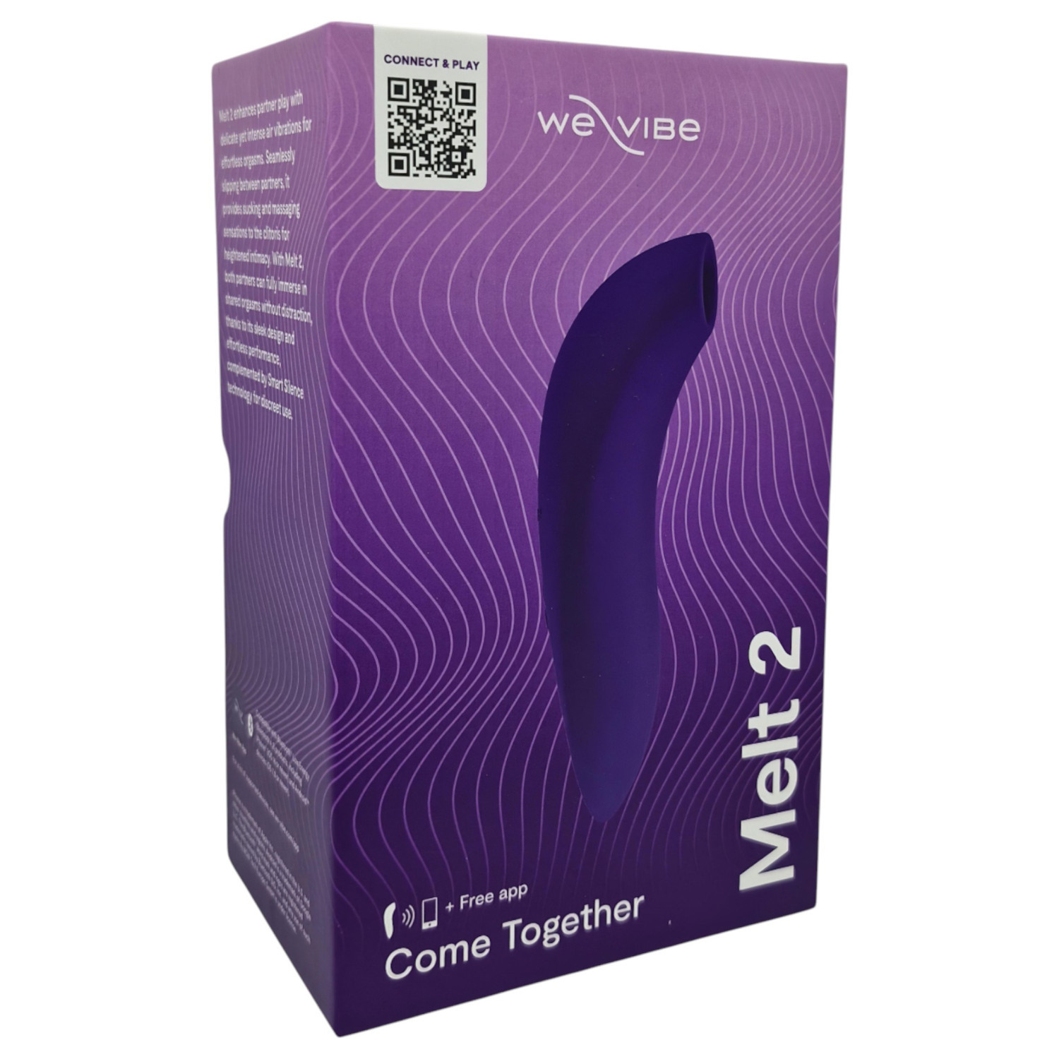We-Vibe Melt 2 - chytrý stimulátor klitorisu s tlakovými vlnami (fialový)