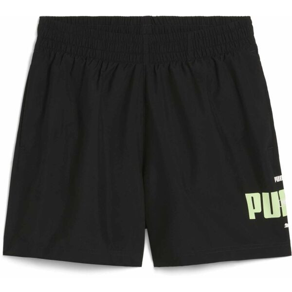 Puma ESSENTIALS LOGO LAB WOVEN SHORTS Pánské kraťasy, černá, velikost