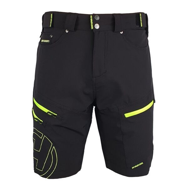 HAVEN NAVAHO SHORTY Pánské kraťasy na kolo, černá, velikost