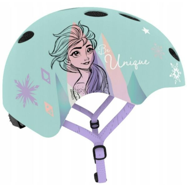 Disney FROZEN Dětská freestyle přilba, tyrkysová, velikost