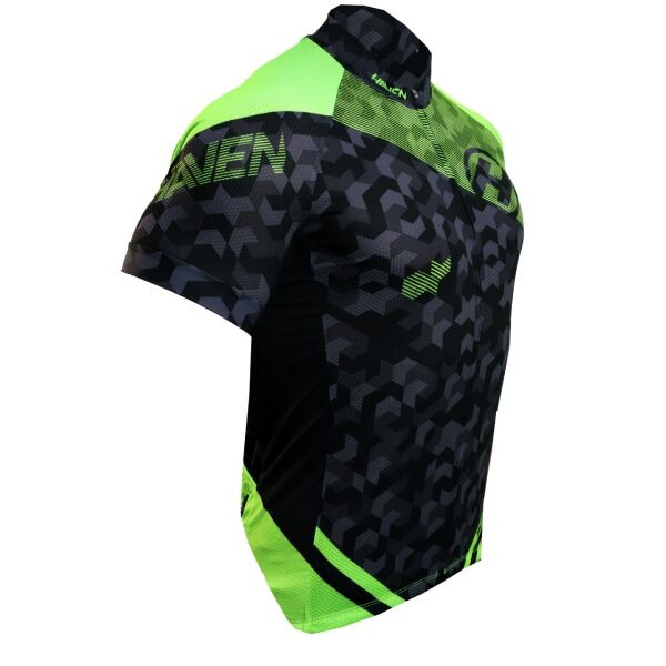 HAVEN SINGLETRAIL MEN Pánský cyklistický dres, černá, velikost