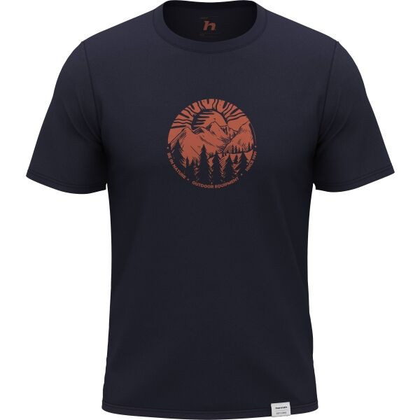 Hannah LUKE Pánské tričko z organické bavlny, černá, velikost