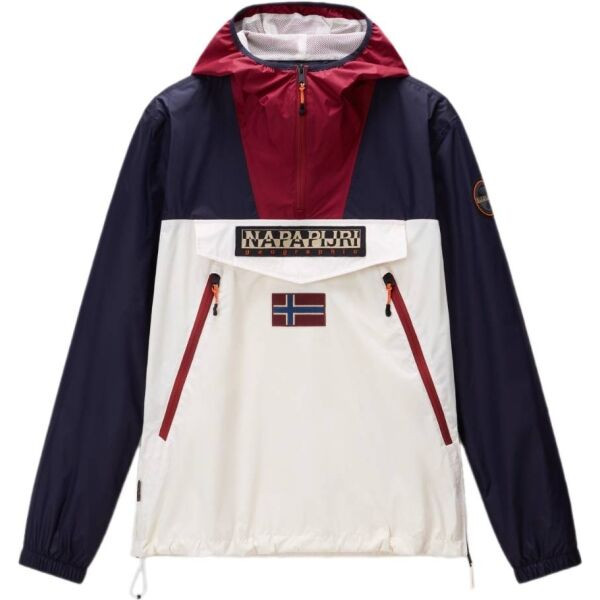 Napapijri RAINFOREST WB Pánská přechodová bunda, bílá, velikost