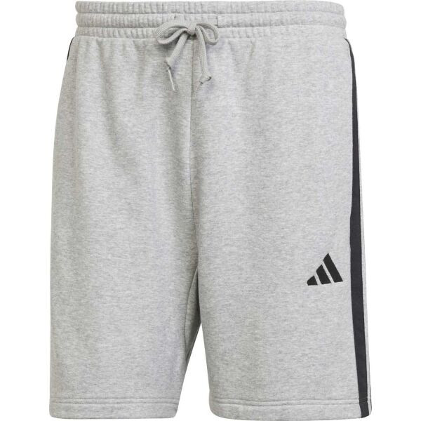 adidas ESSENTIALS 3-STRIPES SHORTS Pánské kraťasy, šedá, velikost