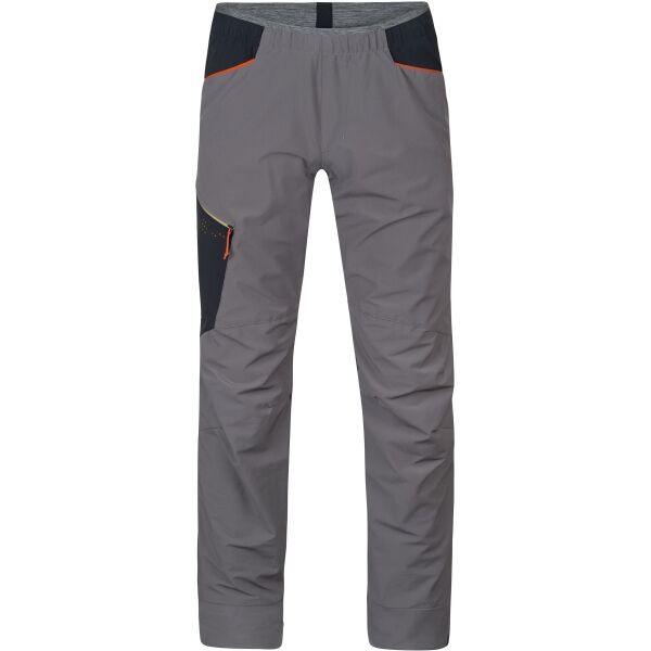 Hannah TAGET Pánské strečové kalhoty, tmavě šedá, velikost