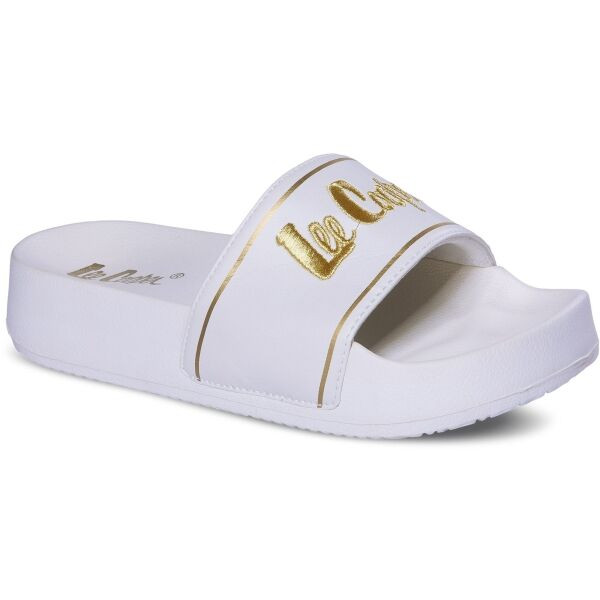 Lee Cooper SLIDE Dámské pantofle, bílá, velikost