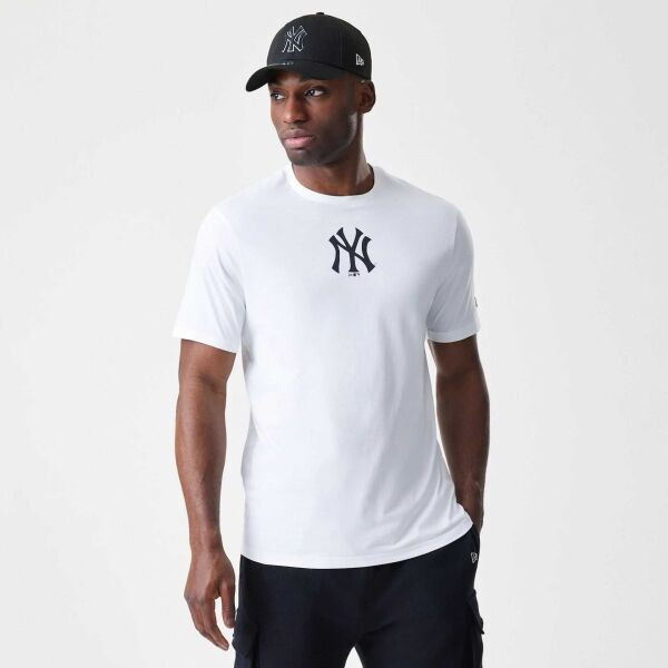 New Era NEW YORK YANKEES MLB LOGO Pánské triko, bílá, velikost