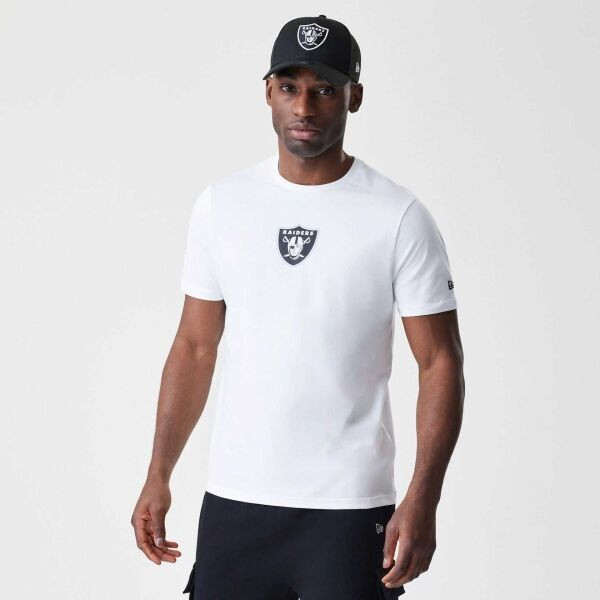 New Era LAS VEGAS RAIDERS NFL LOGO Pánské triko, bílá, velikost