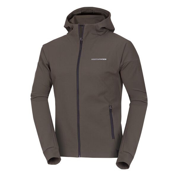 Northfinder CHEDOMIR Pánská sportovní mikina, khaki, velikost