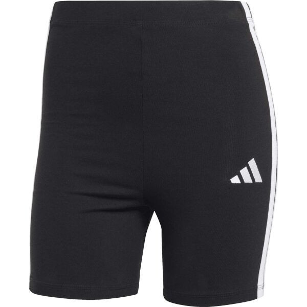 adidas 3-STRIPES SINGLE JERSEY SHORTS Dámské volnočasové šortky, černá, velikost