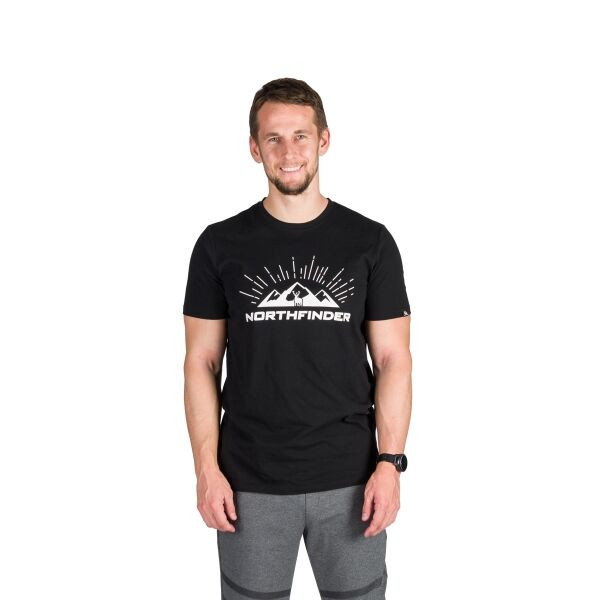 Northfinder BLAZH Pánské tričko, černá, velikost