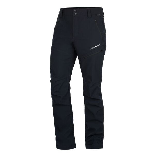 Northfinder MACIEJ Pánské softshellové kalhoty, černá, velikost