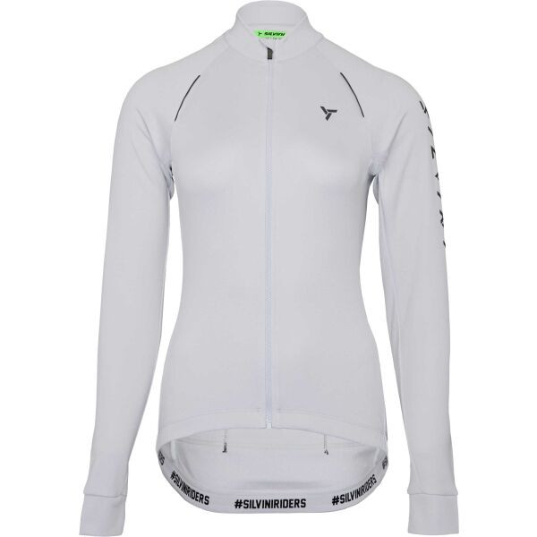 SILVINI LEVERONO W Dámský zateplený cyklistický dres, bílá, velikost