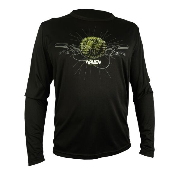 HAVEN NAVAHO II LONG Pánský volný dres na kolo, černá, velikost