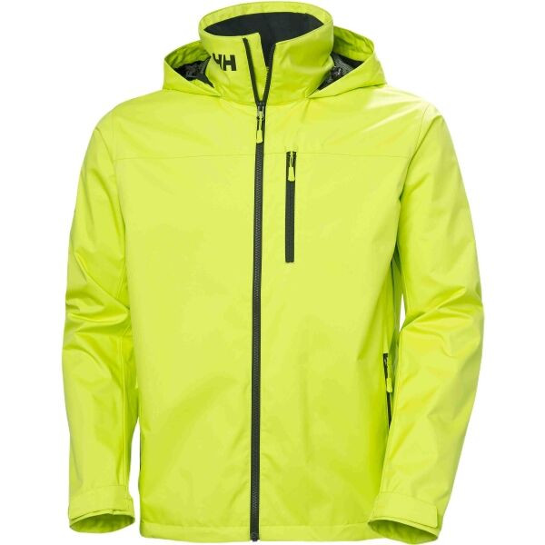 Helly Hansen CREW HOODED JACKET 2.0 Pánská outdoorová bunda, reflexní neon, velikost