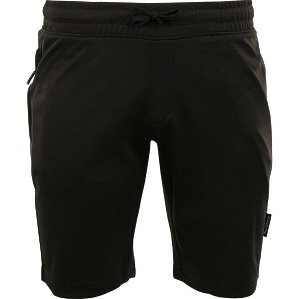 ALPINE PRO VIUS Pánské šortky, černá, velikost