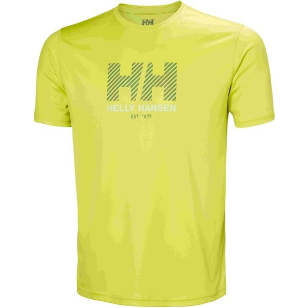 Helly Hansen HH TECH GRAPHIC UPF 50+ T-SHIRT 2.0 Pánské triko, žlutá, velikost