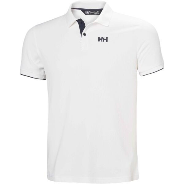 Helly Hansen OCEAN POLO UPF 50+ 2.0 Pánské polo triko, bílá, velikost