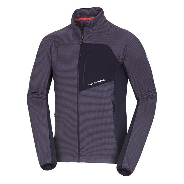 Northfinder PRIMO Pánský svetr, tmavě šedá, velikost