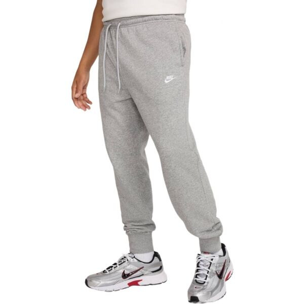 Nike CLUB FLEECE Pánské běžecké tepláky, šedá, velikost XXL