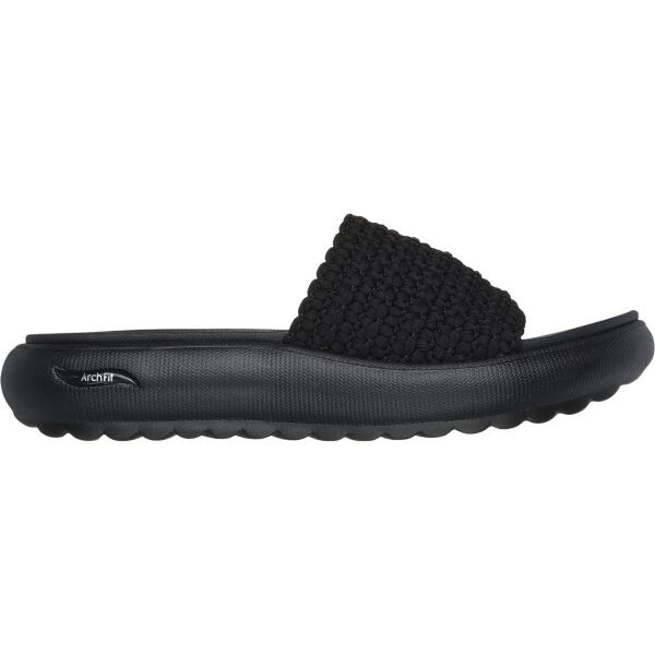 Skechers ARCH FIT CLOUD - OH SHE PRETTY Dámské pantofle, černá, velikost
