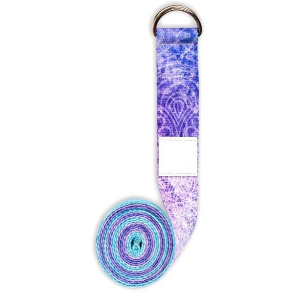 YOGGYS STRETCHING STRAP FROZEN Protahovací pásek, modrá, velikost