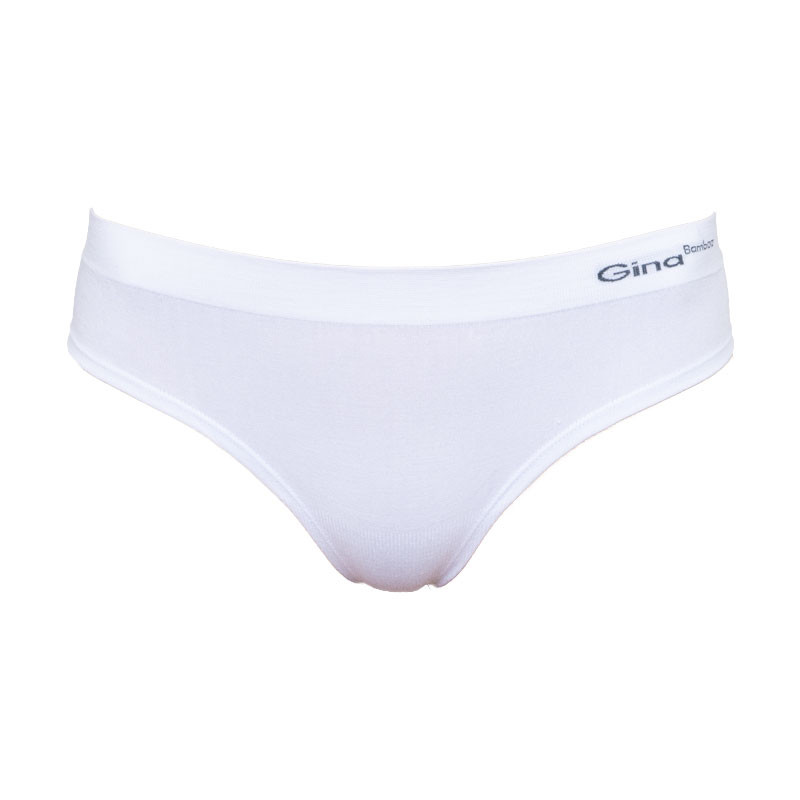 Dámská tanga Gina bambusová bílá (04026) M