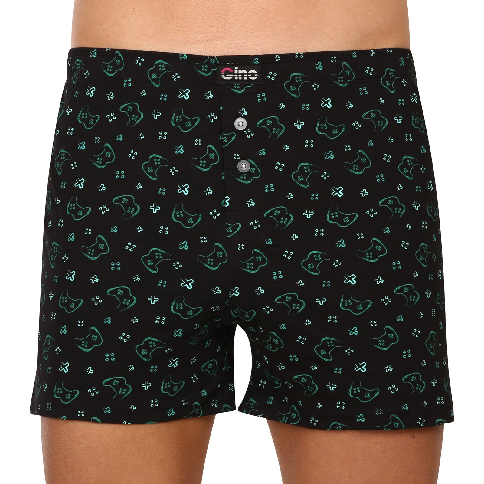 Pánské trenky Gino černé (75180) S, trenýrky