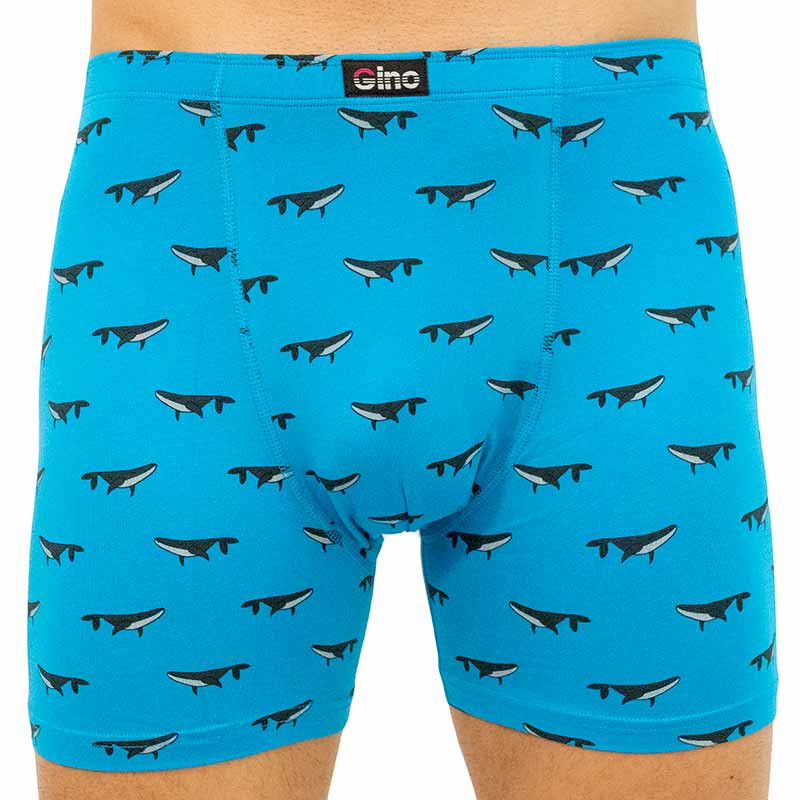 Pánské boxerky Gino modré (74126) S, trenky / trenýrky