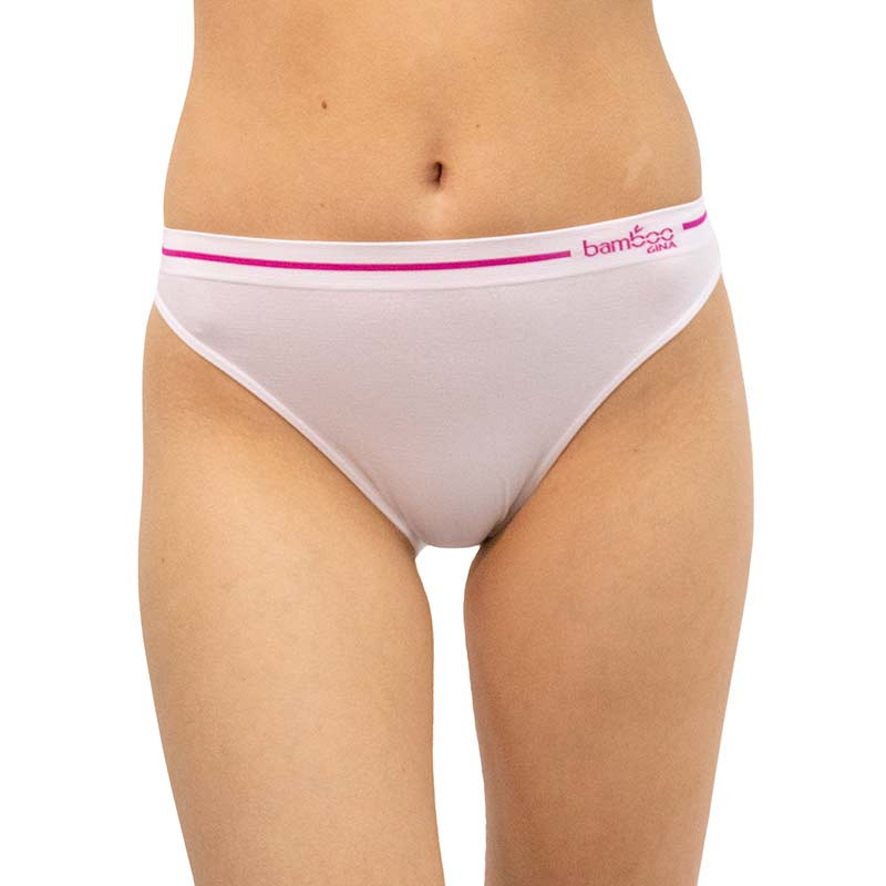 Dámské kalhotky Gina bambusové bílé (00024) L
