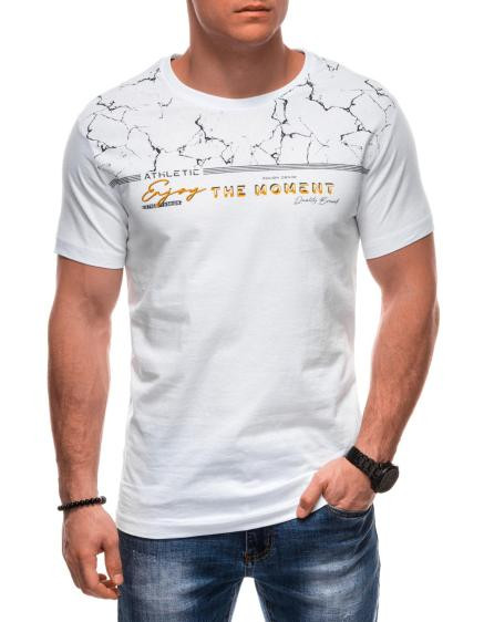 Pánské tričko s potiskem S2033 - bílé