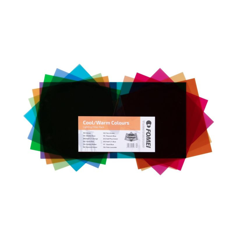 FOMEI Cool, Warm Colours sada barevných filtrů 30x30cm