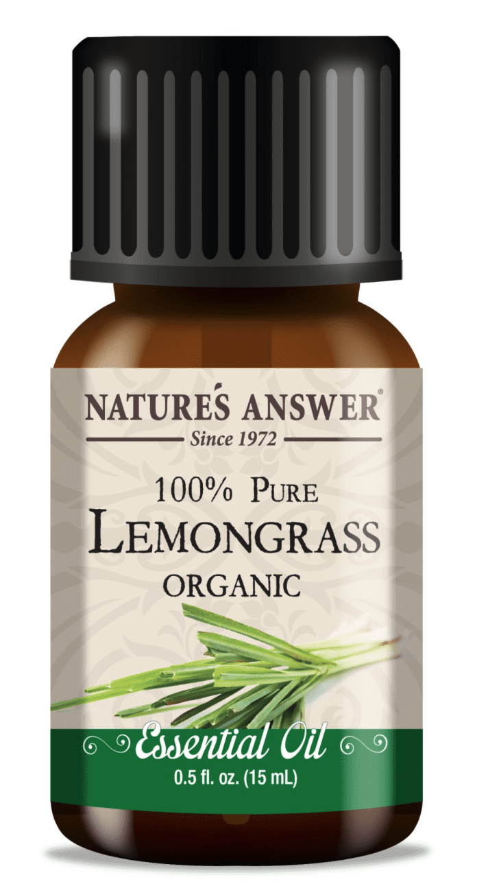 Nature's Answer Lemongrass Essential Oil, Citrónová tráva, esenciální olej, BIO, 15 ml