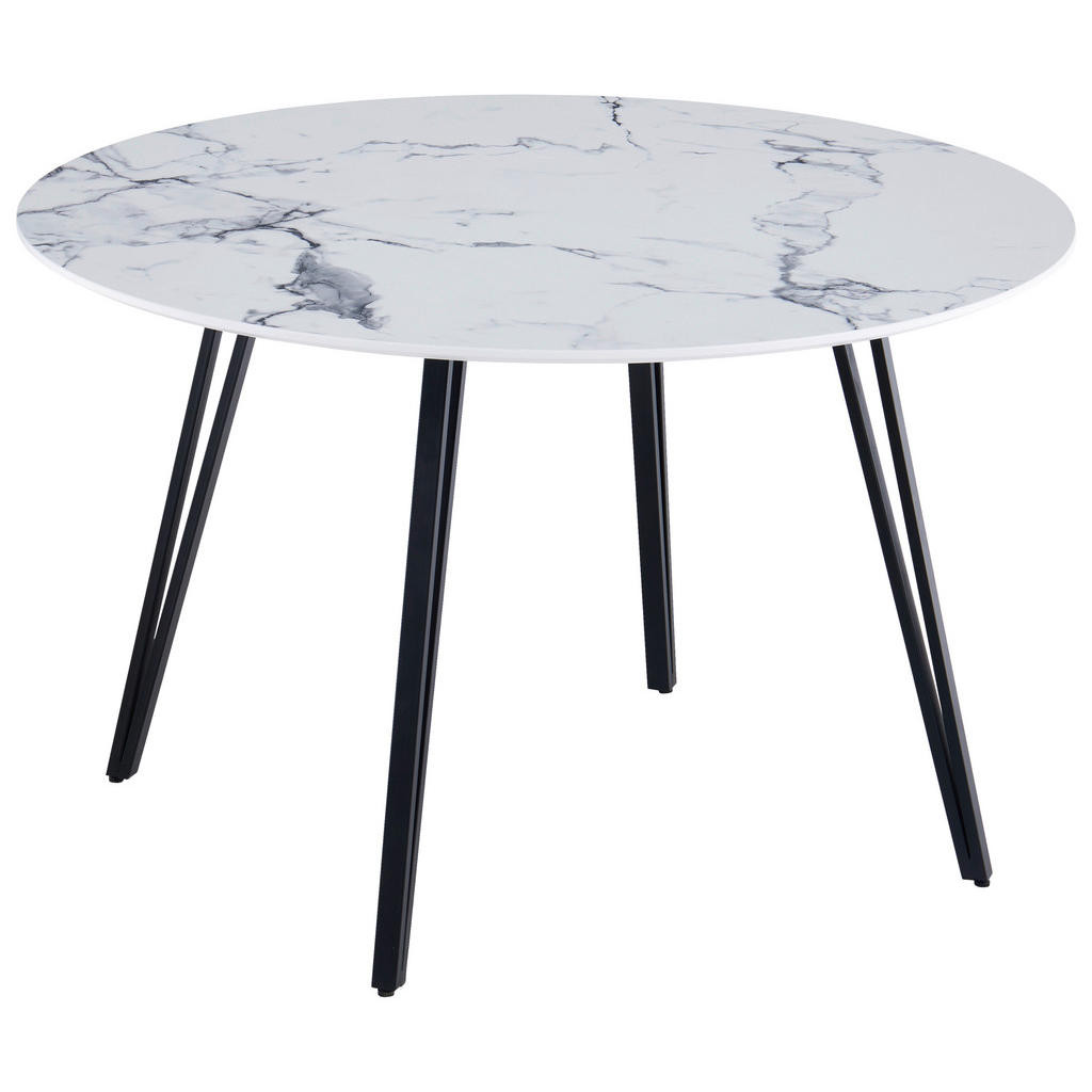 Livetastic JÍDELNÍ STŮL, bílá, 120/75/120 cm