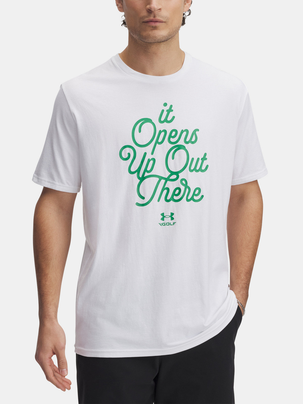 Pánské tričko Under Armour UA M 60/40S Golf Open Up SS - Pánské