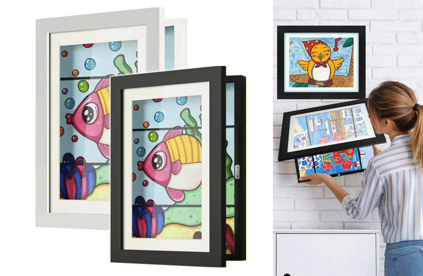 Umělecký otevírací rám na fotky – výkresy A4