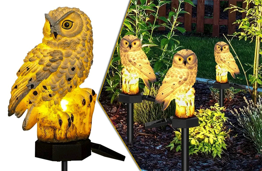 Solární zahradní lampa - SOVA