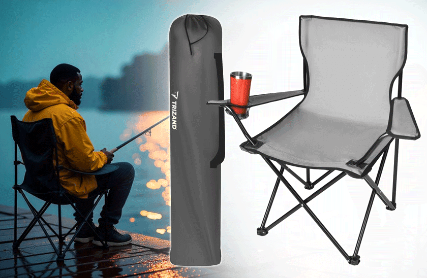 Skládací rybářské křeslo – Kempingové  křeslo