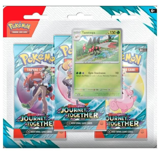 Pokémon Journey Together 3 Pack Blister - Yanmega