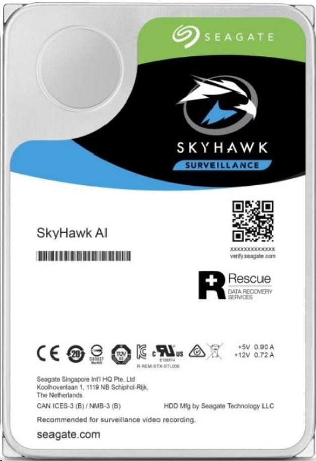 SEAGATE HDD SKYHAWK AI - 8TB SATAIII 7200RPM, 256MB cache