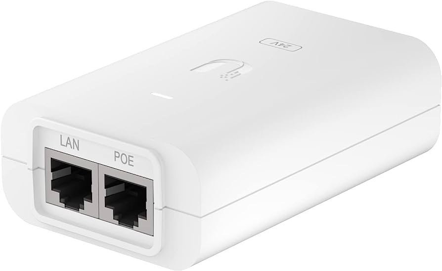 Ubiquiti Gigabitový PoE Injektor 24VDC, 12W, POE-24-12W-G-WH-EU