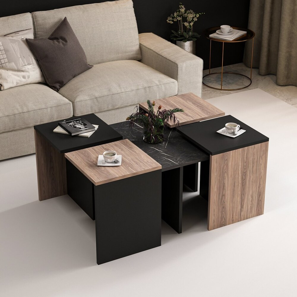 Hanah Home Nesting Table (5 Pieces) Owen