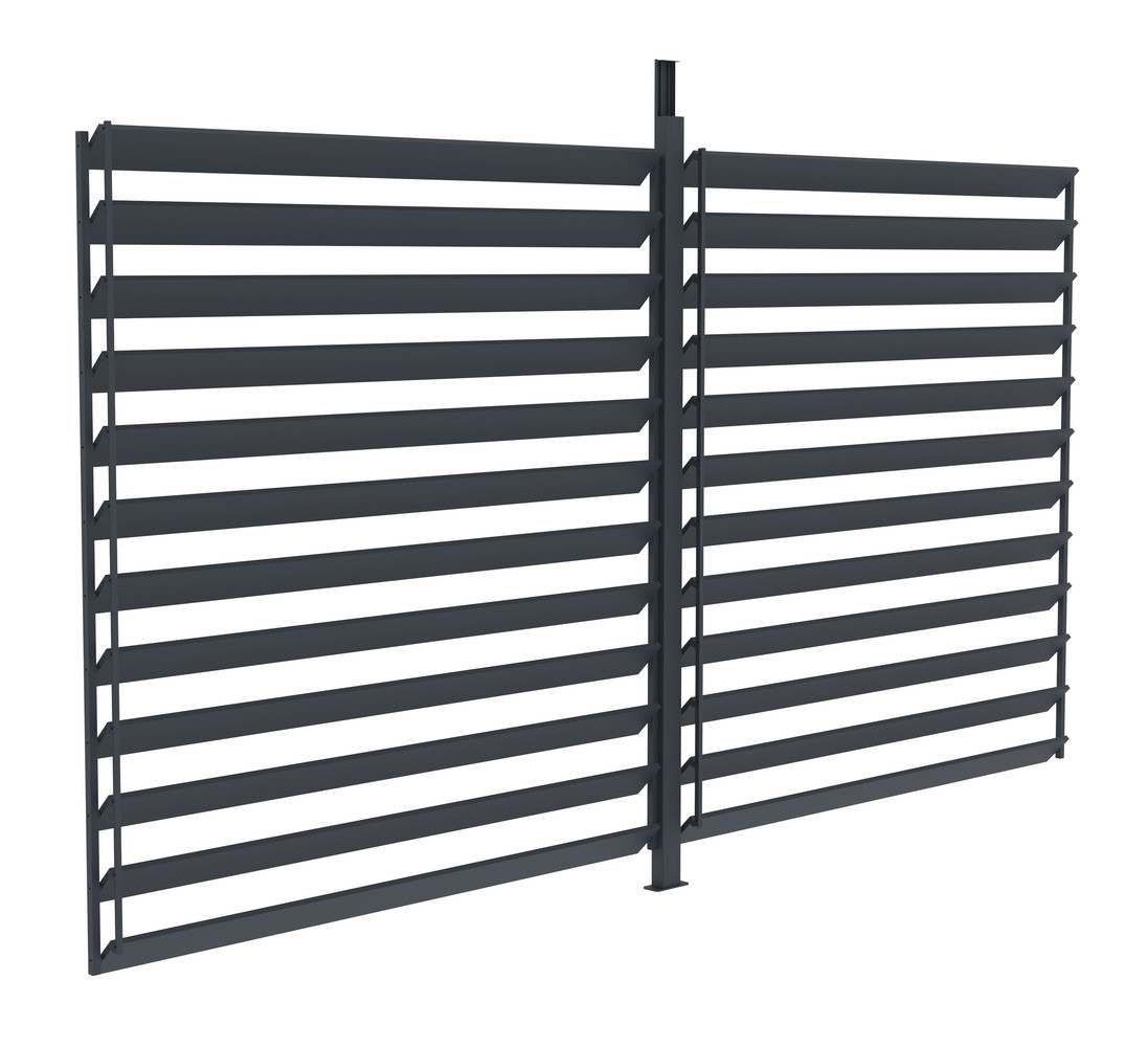 Příslušenství G21 otočná lamelová stěna 3,7x2,2 m pro pergolu Austin