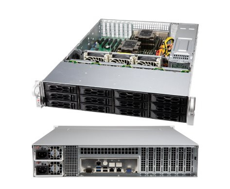 SUPERMICRO 2U chassis 12x 3,5