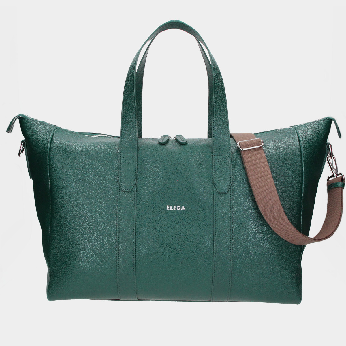 ELEGA Cestovní taška Tipsy zelená/stříbro