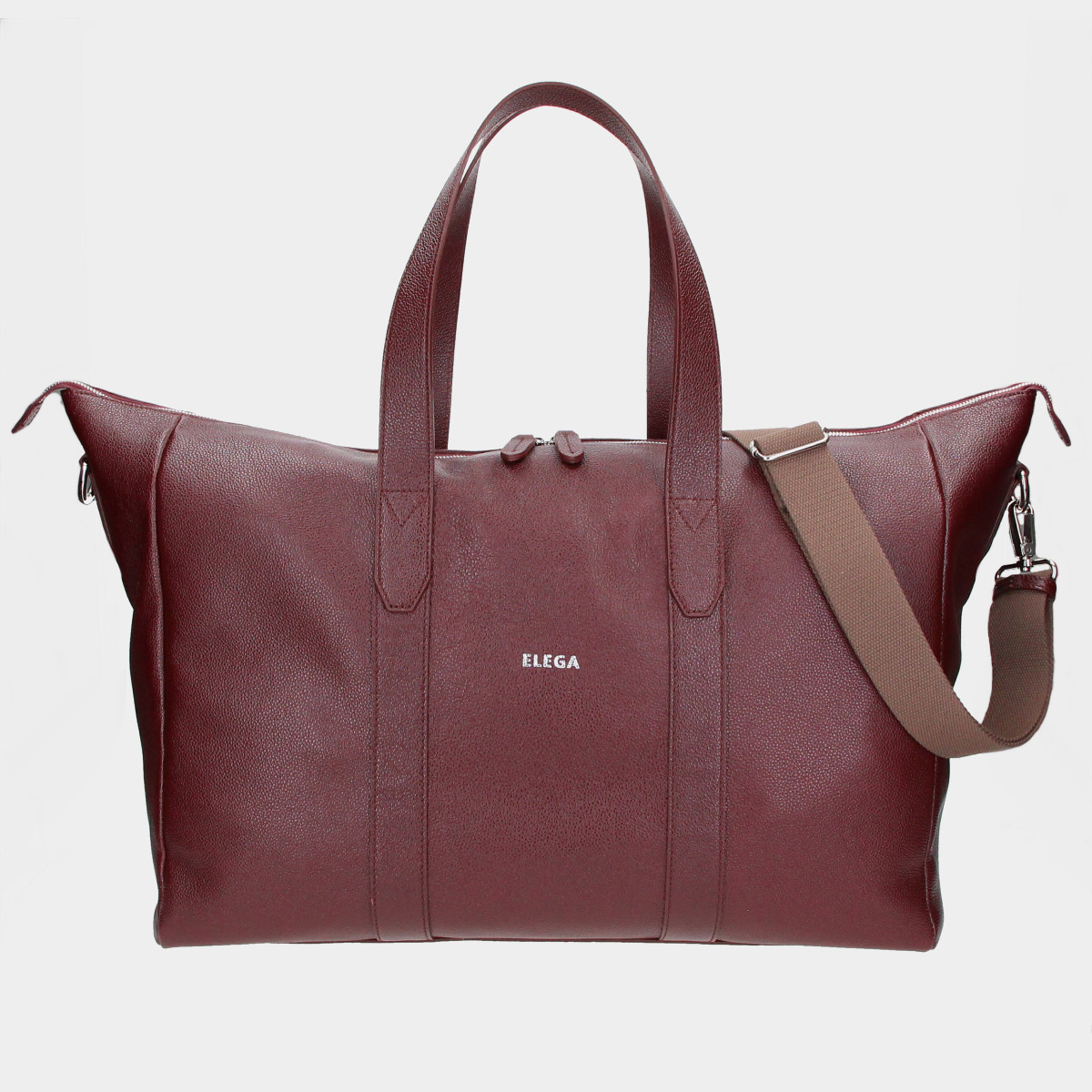 ELEGA Cestovní taška Tipsy bordó/stříbro